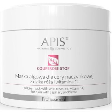 APIS PROFESSIONAL COUPEROSE-STOP (APIS) COUPEROSE-STOP WILD ROSE AND VITAMIN C ALGAE MASK GEZICHTSMASKER POT 100 GRAM