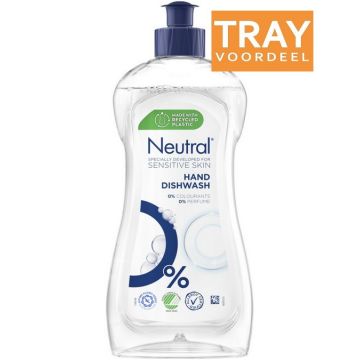 NEUTRAL AFWASMIDDEL TRAY 6 X 500 ML