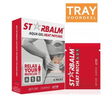 STARBALM AQUA GEL WARMTE PLEISTERS TRAY 120 X 4 STUKS