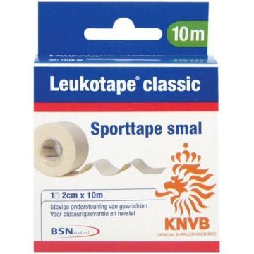 LEUKOTAPE CLASSIC SPORTTAPE SMAL 2 CM X 10 M PAK 1 STUK