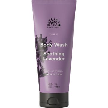 URTEKRAM SOOTHING LAVENDER (URTEKRAM) SOOTHING LAVENDER BODY WASH DOUCHEGEL TUBE 200 ML