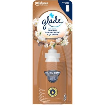 GLADE SENSE & SPRAY SENSUAL SANDALWOOD & JASMINE (GLADE) SENSUAL SANDALWOOD & JASMINE LUCHTVERFRISSER (NAVULLING) 18 ML