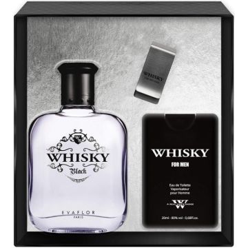 EVAFLOR WHISKY BLACK FOR MEN GESCHENKSET 1 STUK