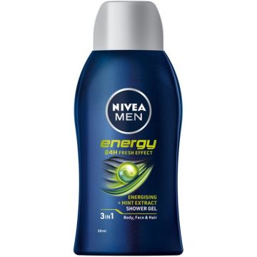 NIVEA MEN ENERGY FRESH (NIVEA) ENERGY SHOWER GEL DOUCHEGEL FLACON 50 ML