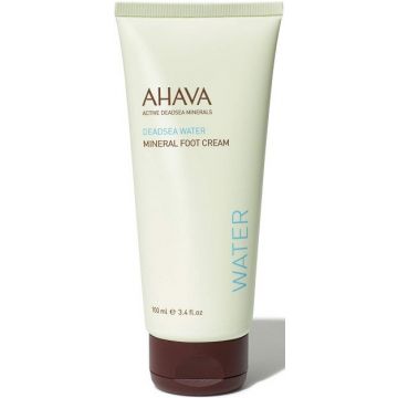 AHAVA DEADSEA WATER (AHAVA) DEADSEA WATER MINERAL FOOT CREAM VOETCREME TUBE 100 ML