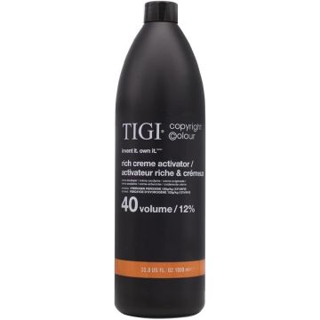 TIGI COPYRIGHT DUMB BLONDE 12% 40 VOL RICH CREME ACTIVATOR DEVELOPER 1000 ML