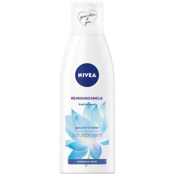 NIVEA VERFRISSENDE REINIGINGSMELK LOTUSBLOEM NORMALE HUID 200 ML