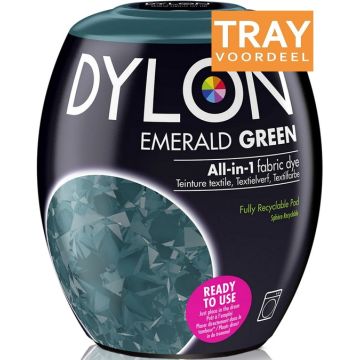 DYLON DYLON TEXTVERF POD EMERALD GREEN 350 GR TRAY 3 X
