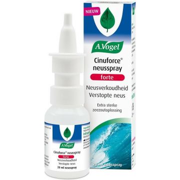 A. VOGEL CINUFORCE (A. VOGEL) CINUFORCE NEUSSPRAY FORTE NEUSVERKOUDHEID VERSTOPTE NEUS SPRAY 20 ML
