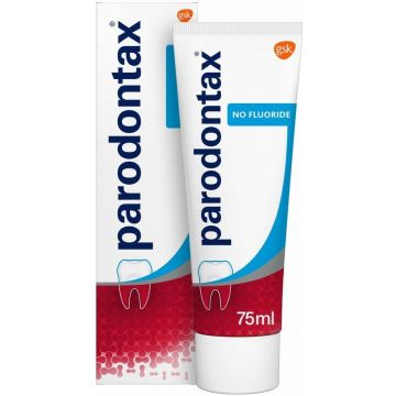 PARODONTAX NO FLUORIDE (PARODONTAX) NO FLUORIDE TANDPASTA TUBE 75 ML