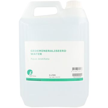 CHEMPROPACK AQUA DESTILLATA GEDEMINERALISEERD WATER JERRYCAN 5000 ML