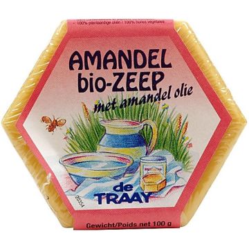DE TRAAY BEE HONEST AMANDEL BIO-ZEEP PAK 100 GRAM