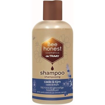DE TRAAY BEE HONEST CADE &amp; TIJM SHAMPOO FLACON 250 ML