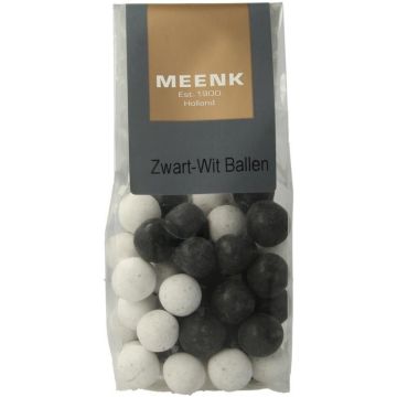 MEENK ZWART-WIT BALLEN 170 GRAM