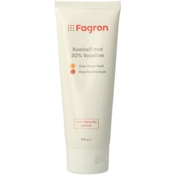 FAGRON KOELZALF MET 20% VASELINE TUBE 100 GRAM (THT 09/2025)