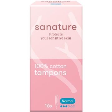 SANATURE NORMAAL TAMPONS 16 STUKS