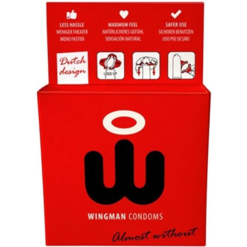 WINGMAN WINGMAN CONDOOMS REAL EASY ULTRA THIN 56 MM 3 ST 3 STUKS (THT 12/2024)