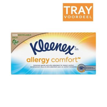 KLEENEX ALLERGY COMFORT TISSUES TRAY 12 X 56 STUKS