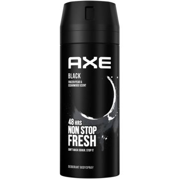 AXE BLACK DEODORANT SPRAY SPUITBUS 150 ML (VERPAKKING BESCHADIGD)