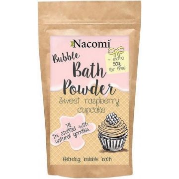 NACOMI SWEET RASPBERRY CUPCAKE BUBBLE BATH POWDER ZAK 150 GRAM