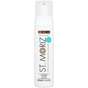 ST. MORIZ PROFESSIONAL FAST TAN MOUSSE ZELFBRUINER POMP 200 ML