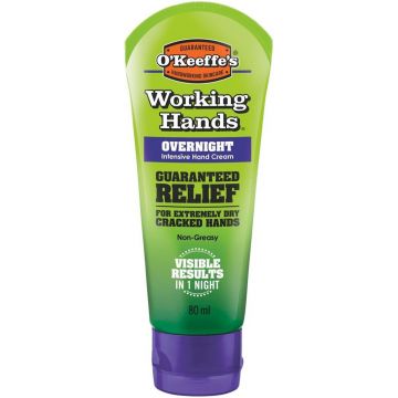 O'KEEFFE'S WORKING HANDS (O'KEEFFE'S) WORKING HANDS OVERNIGHT HANDCREME TUBE 80 ML