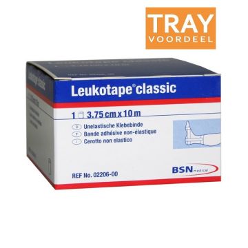 LEUKOTAPE CLASSIC 3.75 CM X 10 M TRAY 5 X 1 STUK