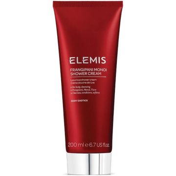 ELEMIS BODY EXOTICS FRANGIPANI MONOI SHOWER CREAM DOUCHECREME TUBE 200 ML