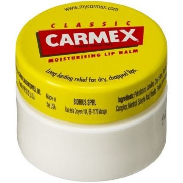 CARMEX CLASSIC (CARMEX) CLASSIC MOISTURIZING LIP BALM LIPPENBALSEM POTJE 8 GRAM