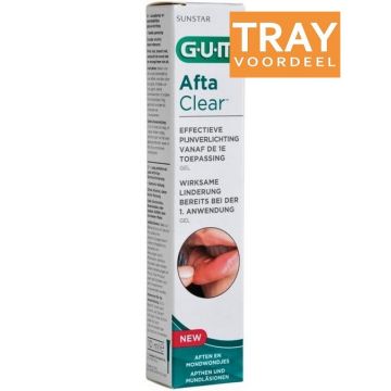 GUM AFTA CLEAR AFTEN EN MONDWONDJES TRAY 96 X 10 ML