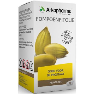 ARKOPHARMA ARKOCAPS POMPOENPITOLIE GOED VOOR DE PROSTAAT CAPSULES 45 STUKS