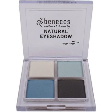 BENECOS NATURAL BEAUTY NATURAL TRUE BLUE EYESHADOW OOGSCHADUW PALETTE 8 GRAM