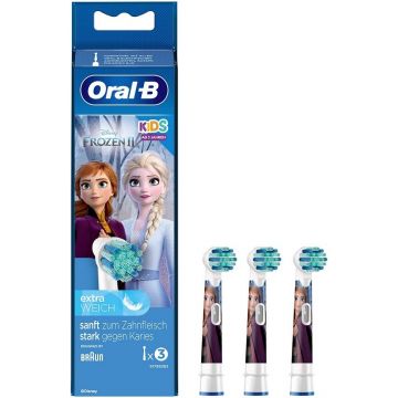 ORAL-B KIDS (ORAL-B) KIDS FROZEN II OPZETBORSTELS PAK 3 STUKS