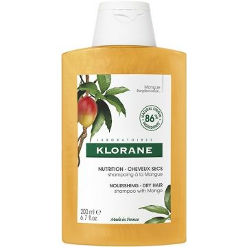 KLORANE NOURISHING MANGO DRY HAIR SHAMPOO FLACON 200 ML
