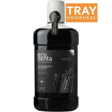 ECODENTA EXTRAORDINARY WHITENING MOUTHWASH MONDWATER TRAY 10 X 500 ML