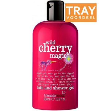 TREACLEMOON WILD CHERRY MAGIC (TREACLEMOON) WILD CHERRY MAGIC BATH AND SHOWER GEL DOUCHEGEL TRAY 3 X 500 ML