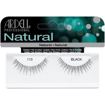 ARDELL NATURAL 110 BLACK LASHES NEPWIMPERS 1 PAAR