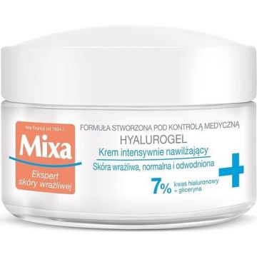 MIXA SENSITIVE SKIN EXPERT HYALUROGEL (MIXA) HYALUROGEL INTENSIVE MOISTURISING CREAM GEZICHTSCREME POT 50 ML