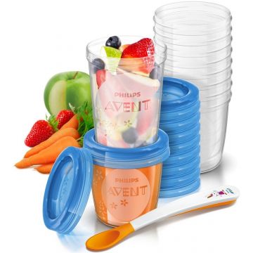 PHILIPS AVENT VIA BEWAARBEKERS VOOR VOEDING SET 1 STUK