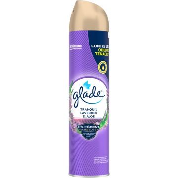 GLADE TRANQUIL LAVENDER & ALOE (GLADE) TRANQUIL LAVENDER & ALOE LUCHTVERFRISSER SPUITBUS 300 ML