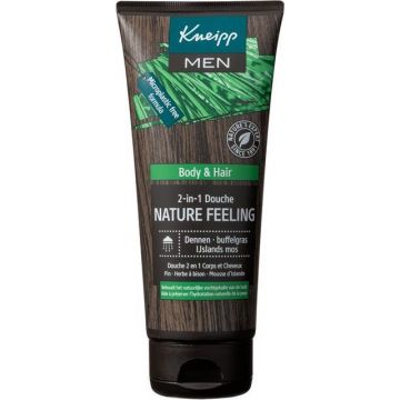 KNEIPP MEN NATURE FEELING 2-IN-1 BODY WASH DOUCHEGEL TUBE 200 ML