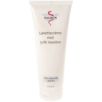 FAGRON LANETTECREME MET 50% VASELINE 100 GRAM
