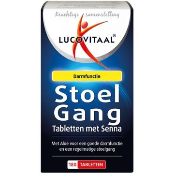 LUCOVITAAL STOELGANG TABLETTEN MET SENNA 180 STUKS