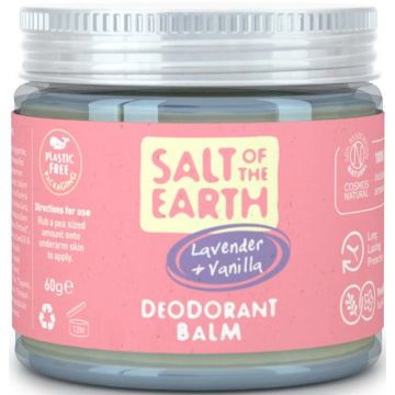 SALT OF THE EARTH LAVENDER & VANILLA (SALT OF THE EARTH) LAVENDER & VANILLA DEO BALM POT 60 GRAM