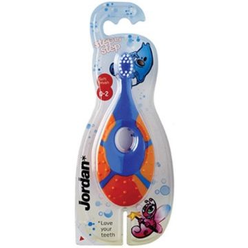 JORDAN STEP BY STEP (JORDAN) STEP BY STEP 0-2 JAAR SOFT TANDENBORSTEL PAK 1 STUK