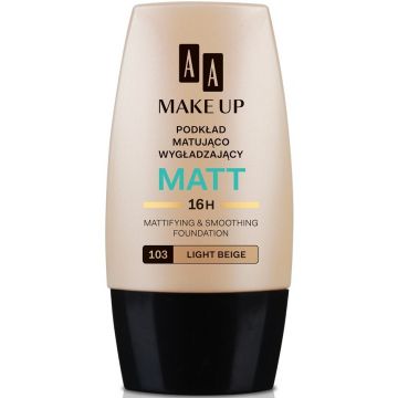 AA MAKE UP MATT (AA) MAKE UP MATT 103 LIGHT BEIGE FOUNDATION FLACON 30 ML