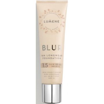 LUMENE BLUR (LUMENE) BLUR LONGWEAR 1.5 FAIR BEIGE FOUNDATION TUBE 30 ML