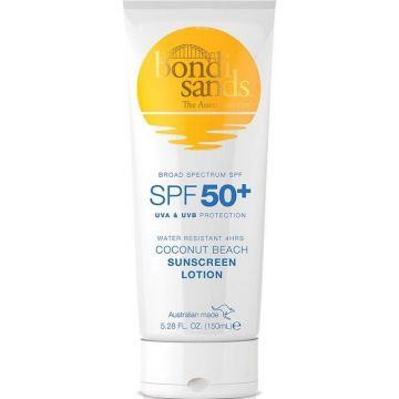 BONDI SANDS SUNSCREEN LOTION COCONUT BEACH SPF 50+ ZONNEBRAND TUBE 150 ML