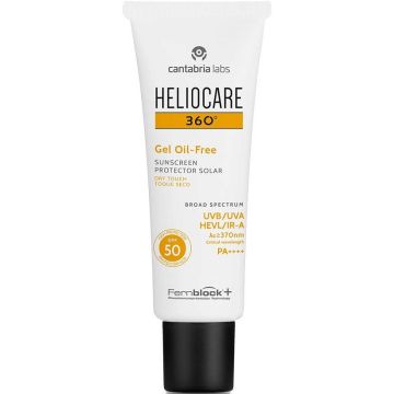 CANTABRIA LABS HELIOCARE 360 (CANTABRIA LABS) 360 SPF 50 OIL-FREE GEL ZONNEBRAND 50 ML
