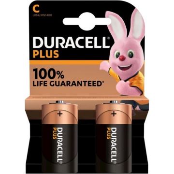 DURACELL PLUS POWER (DURACELL) PLUS POWER C BATTERIJEN PAK 2 STUKS